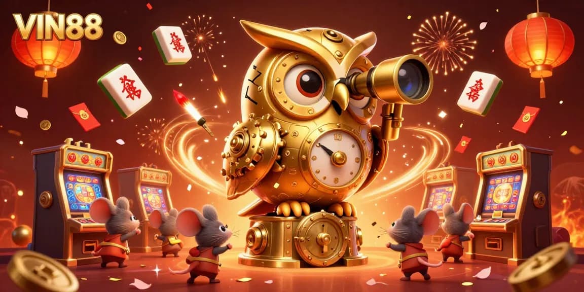 Experience the thrill ofvin88 with a whimsical 3D illustration of gaming adventures.