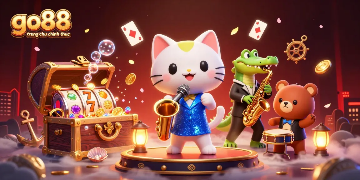 Experience the vibrant go88 trang chu chinh thuc casino world with fun characters and dynamic gaming action.