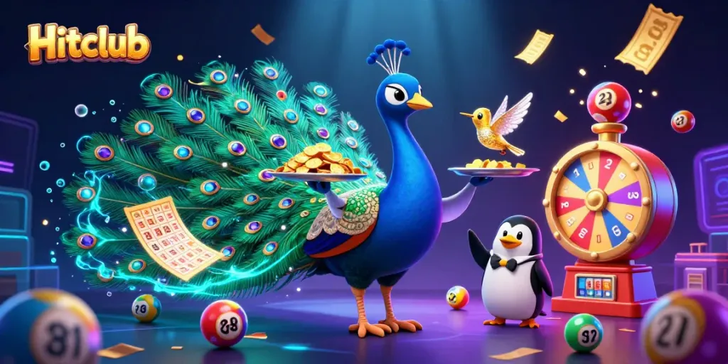 Engage with thrilling lottery fun at Hitclub with dazzling characters and dynamic gambling elements.