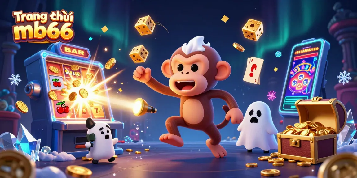 Experience the excitement of Trang chủ mb66 casino with a poltergeist monkey juggling golden treasures.