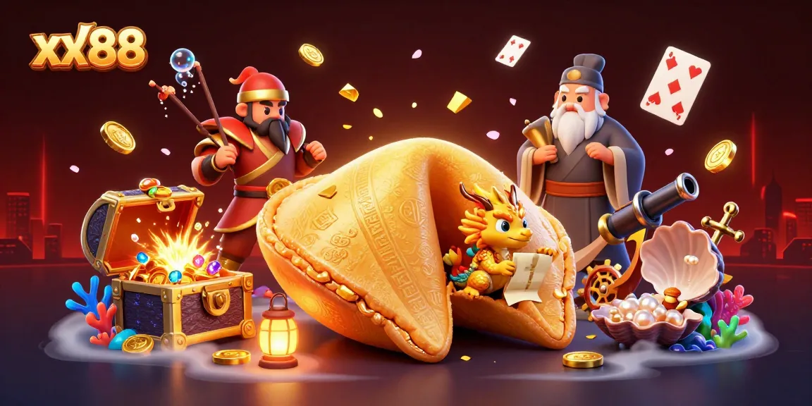 Play exciting casino games at xx88 with this vibrant digital illustration.