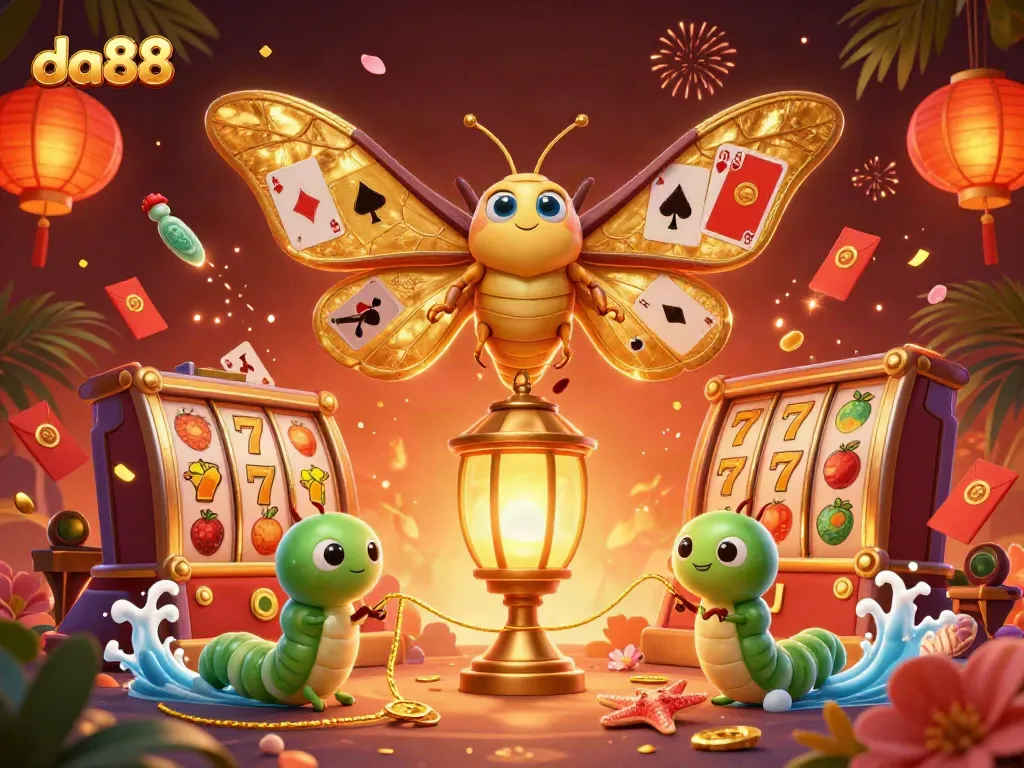 Experience winning at da88 with vibrant casino elements and dynamic gameplay visuals.
