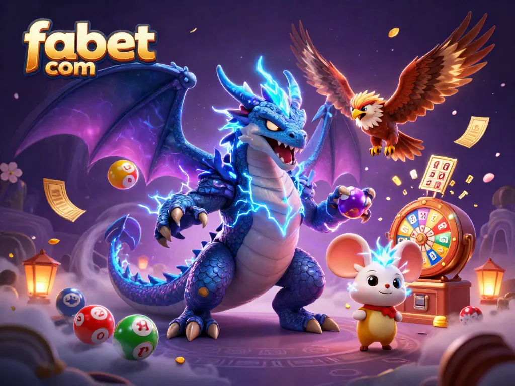 Engage with fabet com in a vibrant 3D casino world filled with lottery excitement and dynamic game elements.