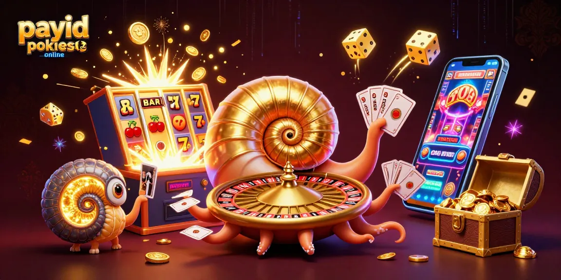 Engaging payid pokies online scene featuring a colorful 3D casino illustration with vibrant elements.