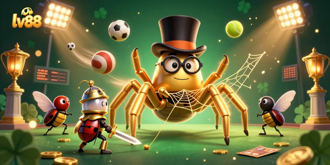 Experience thrilling gaming action at lv88 with this vibrant digital illustration of a casino scene.