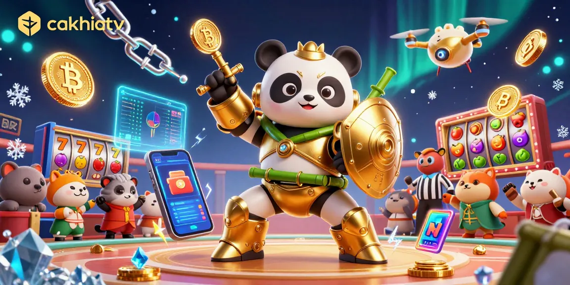 Experience excitement with cakhiatv as the golden panda battles in a dynamic casino arena!