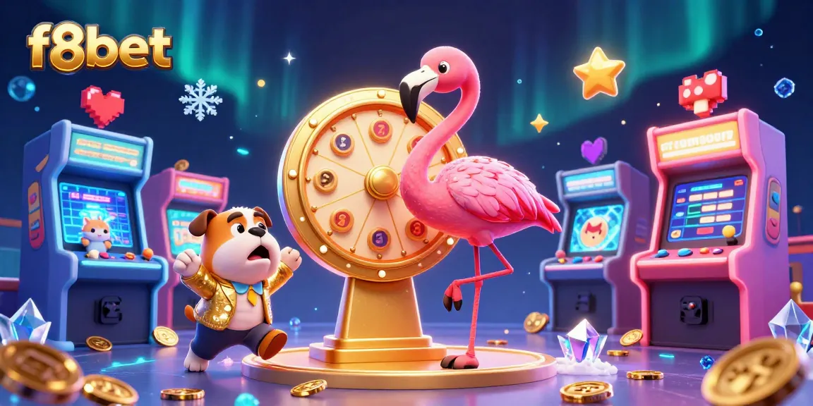 Engage in thrilling casino adventures with f8bet's vibrant gaming landscape featuring colorful arcade games.