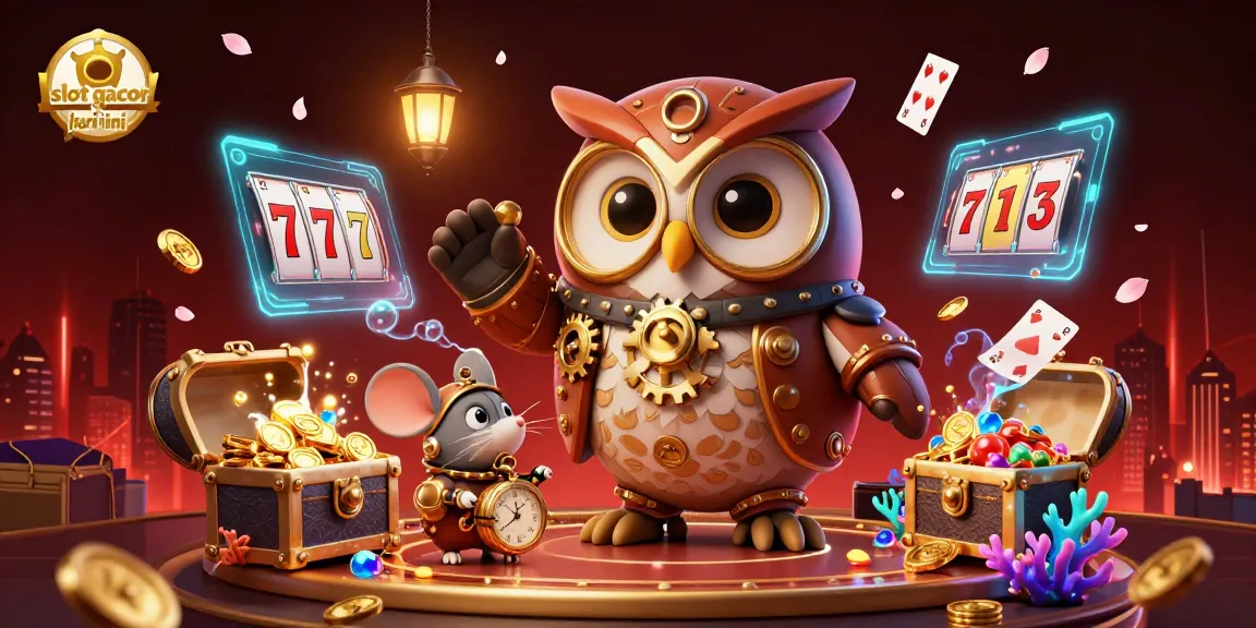 Experience the excitement of slot gacor hari ini with this vibrant casino illustration filled with winning elements.