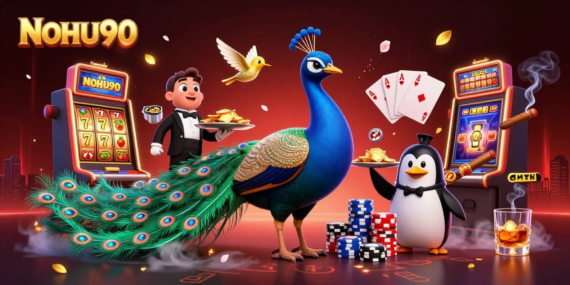 Experience exciting gameplay at NOHU90 with vibrant slots, jackpots, and engaging casino characters