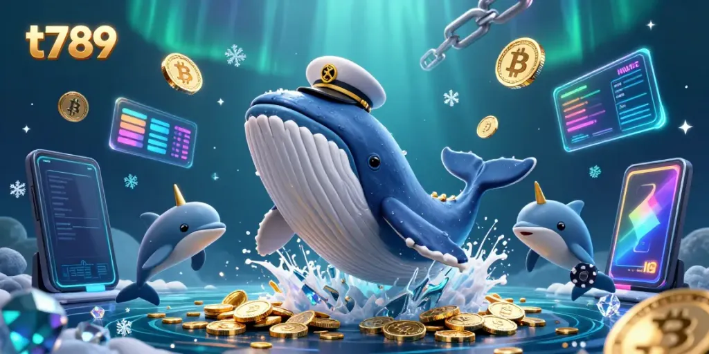 Experience the thrilling t789 casino adventure with whales, dolphins, and crypto treasures in a vibrant underwater world.