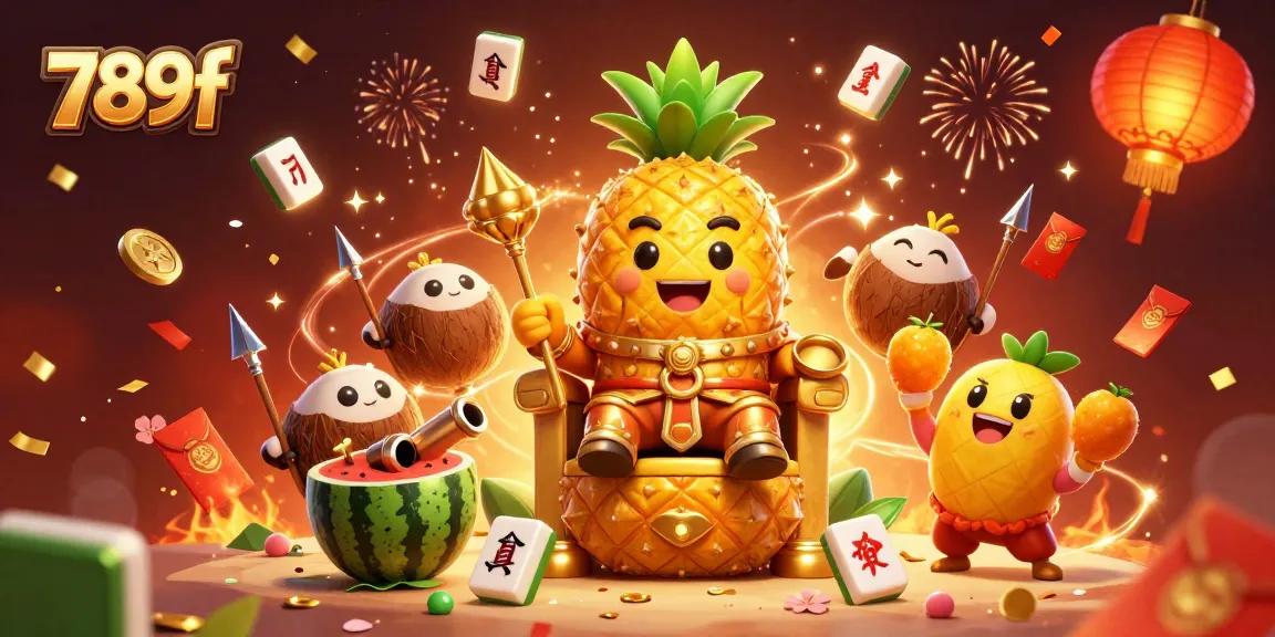 Experience thrilling gameplay with 789f in this vibrant casino scene featuring rich characters and festive elements.