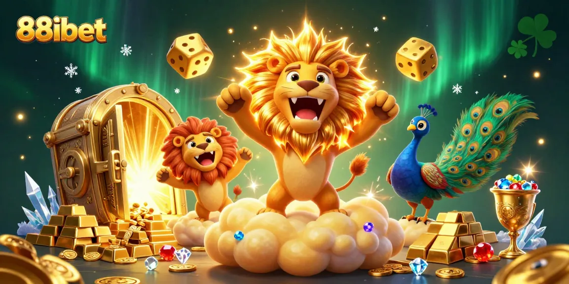 Experience the excitement of 88ibet with vibrant casino-themed illustration capturing thrilling gaming moments!