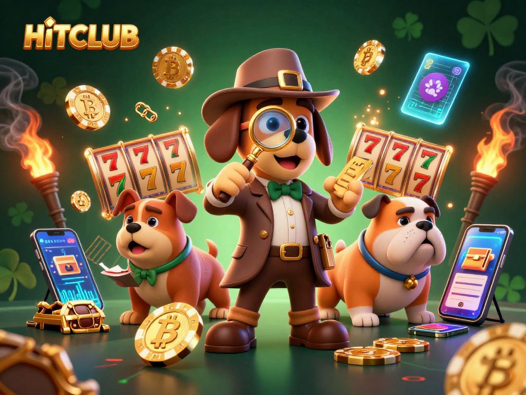 Join HITCLUB as our detective reveals golden poker clues in a vibrant casino adventure.