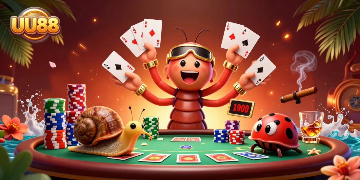 Engage in thrilling gaming at UU88 with unique characters and a vibrant casino atmosphere.