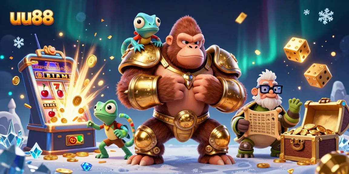Experience thrilling wins at uu88 with vibrant slot machines and winning symbols exploding in 3D action.