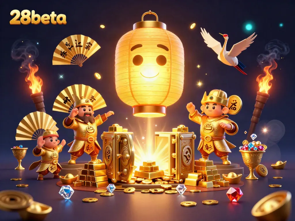 Engage in vibrant gameplay at 28beta casino with golden lantern spirit and treasures galore.