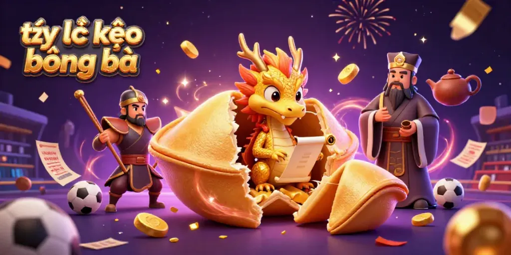 Experience the excitement of sports betting with vibrant scenes of tỷ lệ kèo bóng đá in a dynamic 3D illustration.