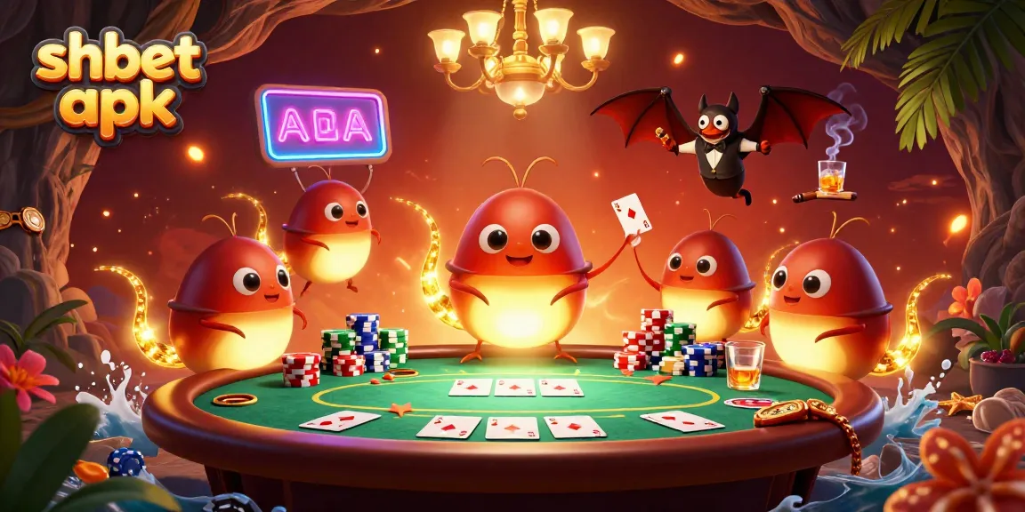 Experience the thrill of gaming with our shbet apk as glowworms light up a vibrant cave casino.