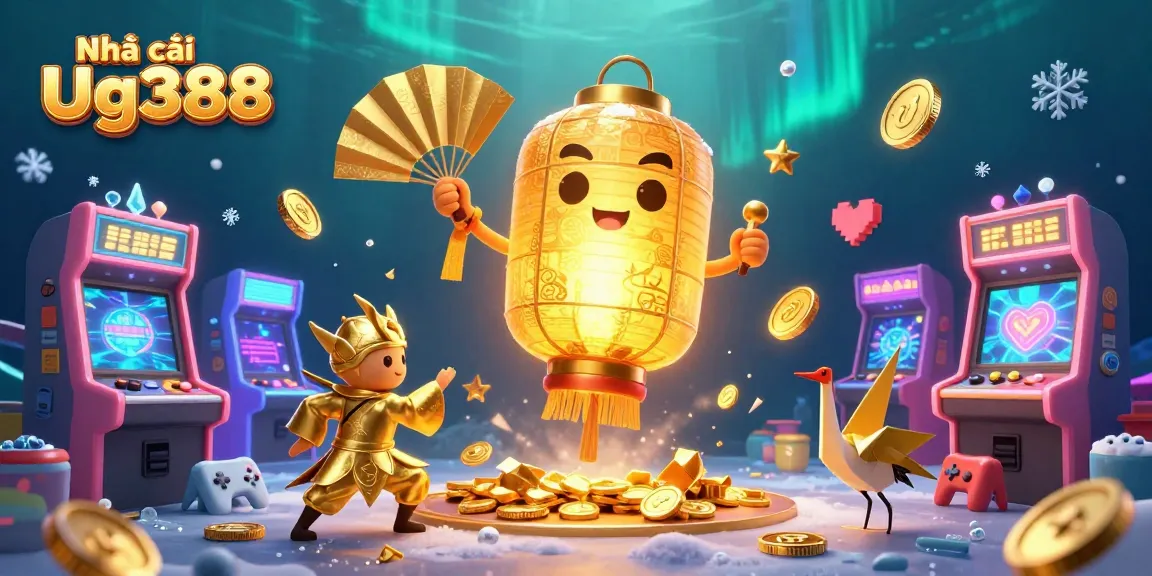 Experience thrilling gaming action with Nhà cái Ug388 in a vibrant casino atmosphere, showcasing lottery games and sports betting.