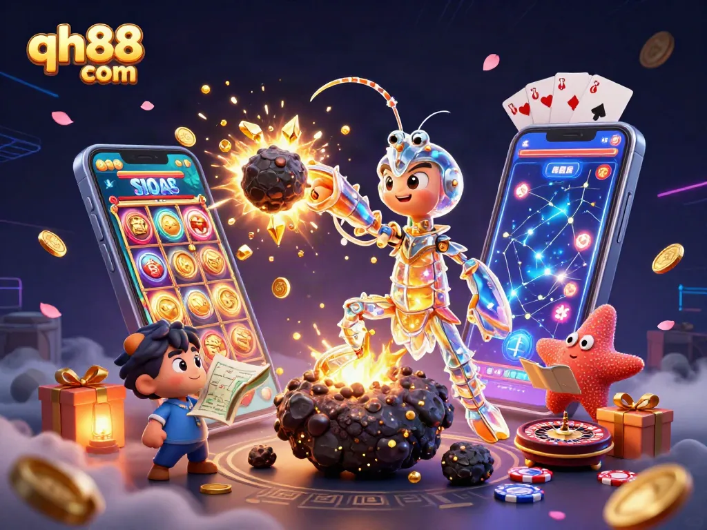 Engage with qh88 com for a thrilling adventure in a cosmic casino world.