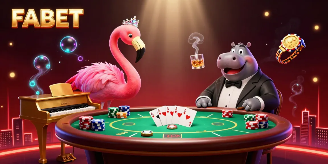 Experience thrilling gameplay at FABET with glamorous casino characters and lively gambling elements.