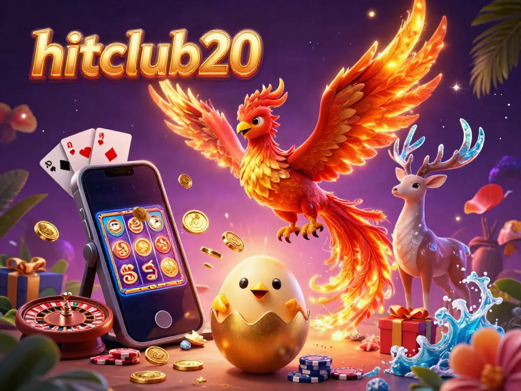 Experience thrilling action in the hitclub20 casino with vibrant slots and engaging characters.