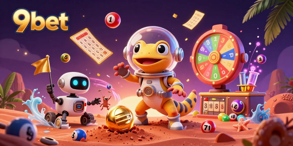 Experience winning thrills at 9bet with vibrant lottery elements and an exciting casino scene.