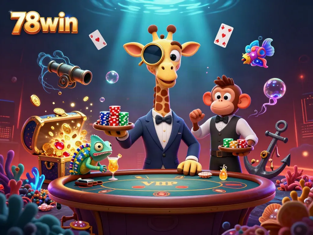 Enjoy thrilling moments at 78win with high-stakes games and vibrant cartoon characters.
