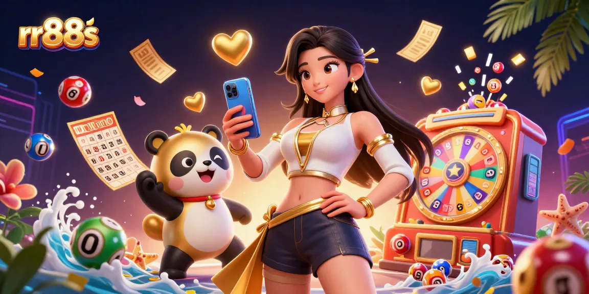 Engage with rr88s through an exciting scene of gaming, showcasing vibrant elements and joyful characters.