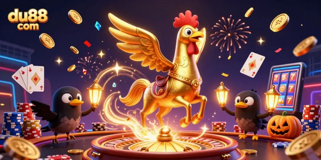 Experience thrilling excitement at du88 com with vibrant game elements and festive details.