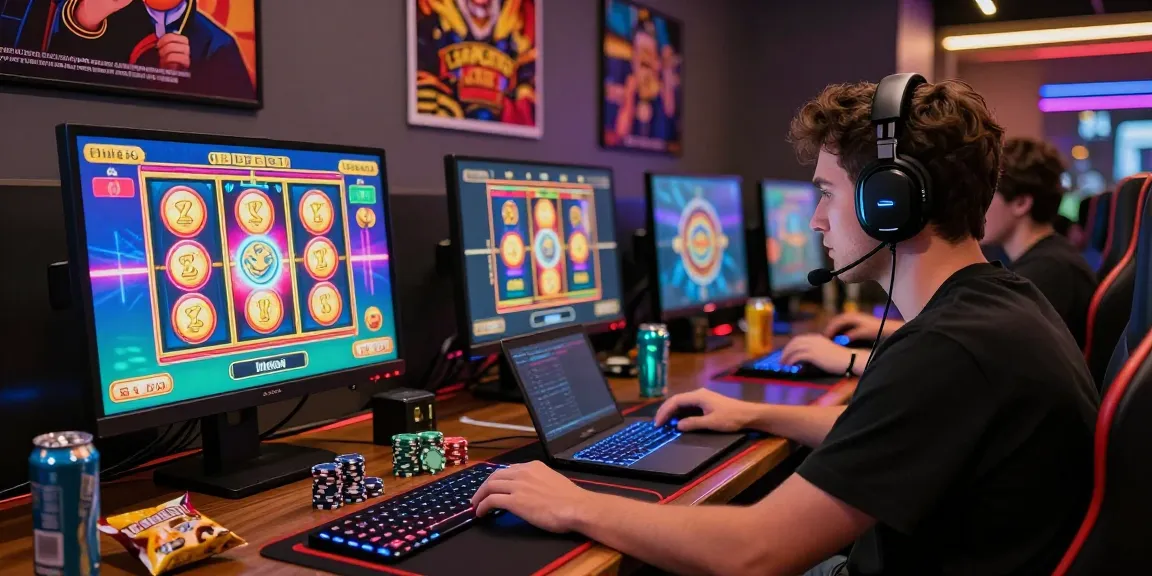 LUCK8 online gaming scene with immersive graphics and player engagement in a vibrant setting.