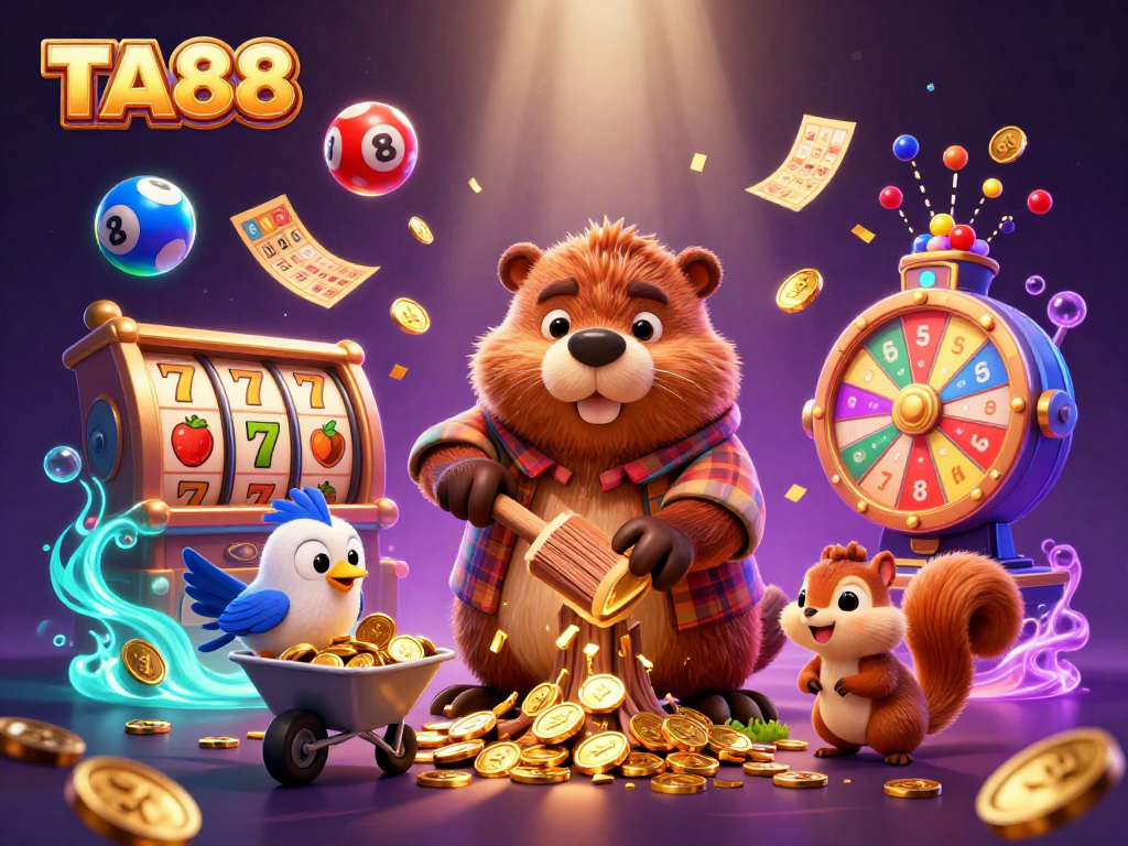 Play with TA88 and win in a magical casino world filled with gold coins and vibrant excitement.