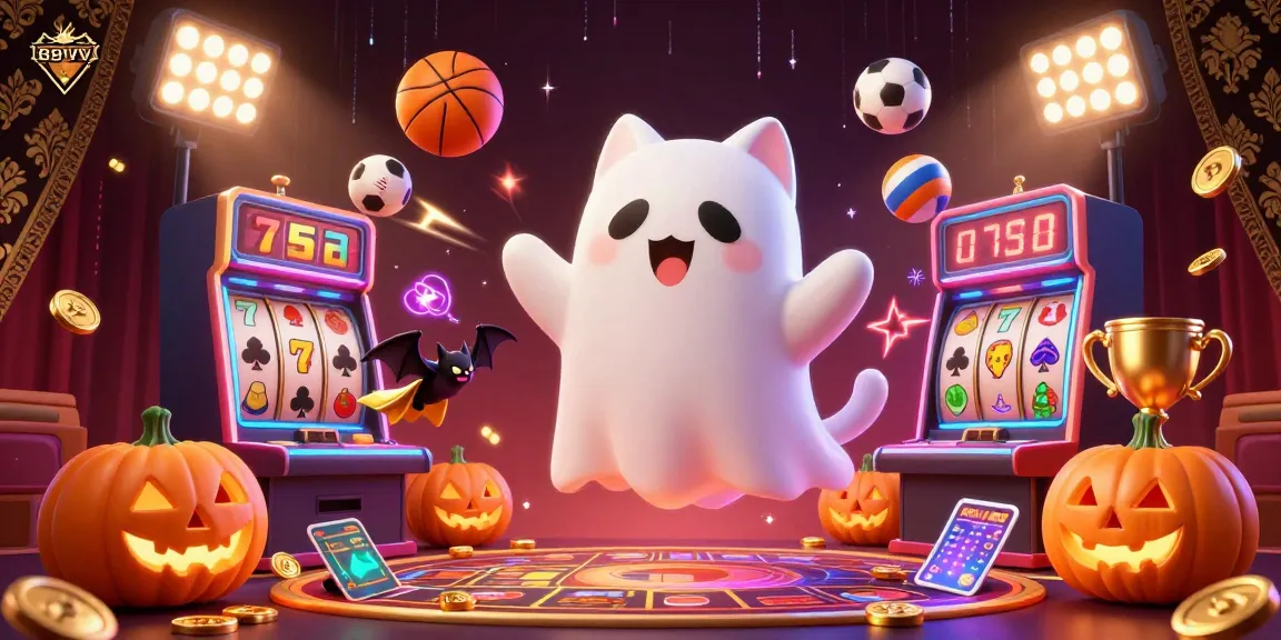 Join the excitement at 88VV, where the ghost cat and vampire bat enhance the casino experience.