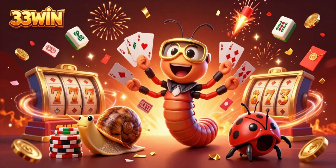 Experience excitement at 33WIN while spinning slot reels and winning big!