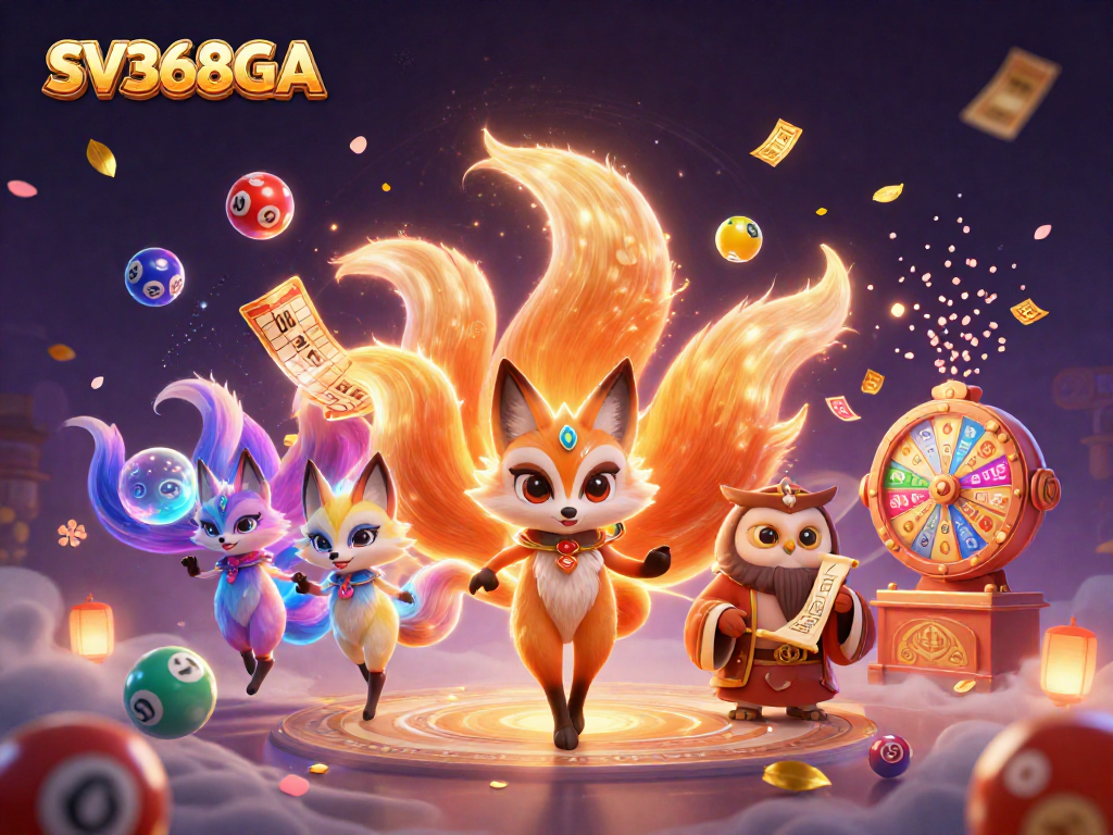 Engage with vibrant lottery elements in the SV368GA universe, featuring dynamic characters and gameplay.