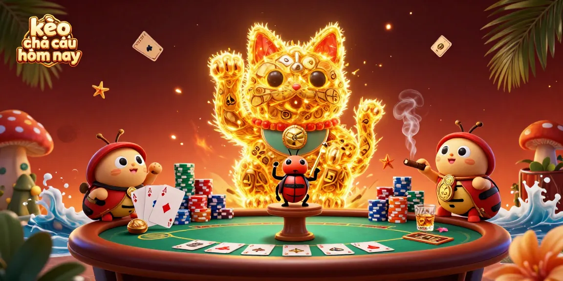 Bet on kèo nhà cái hôm nay while a lucky cat guides your winning fate!