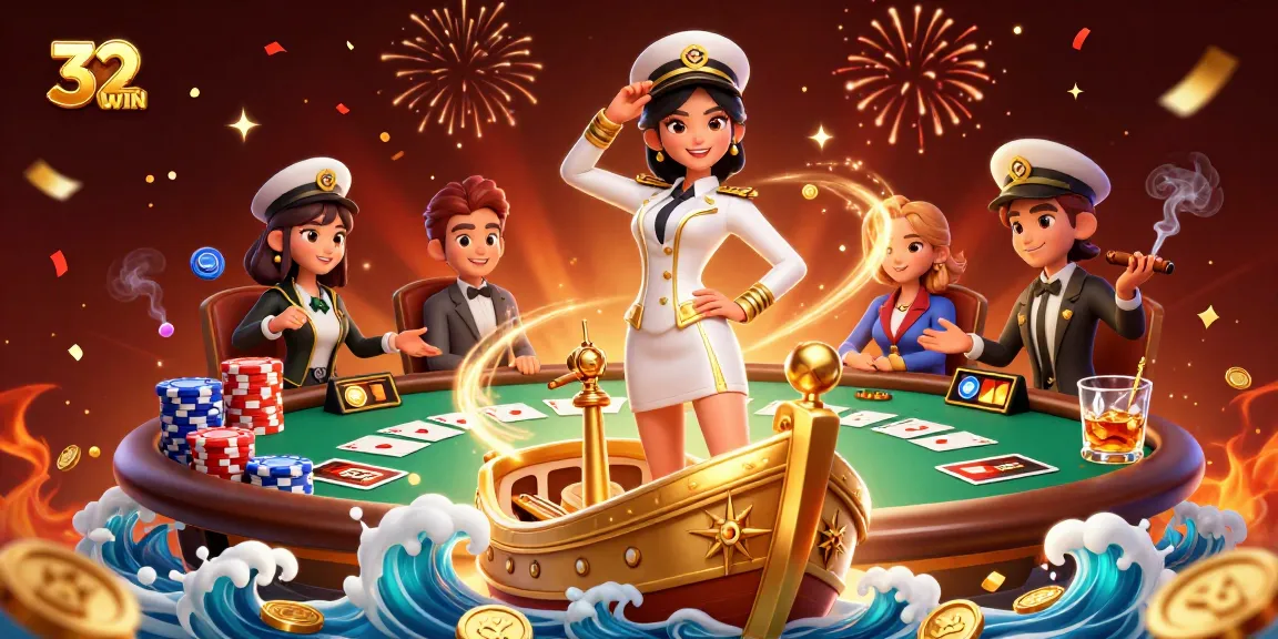 Play exciting games at 32WIN and experience exhilarating poker and casino atmosphere.