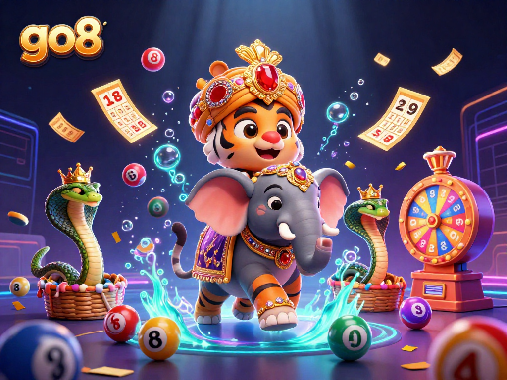 engage in exciting gaming adventures at go8, featuring colorful elements and vibrant characters