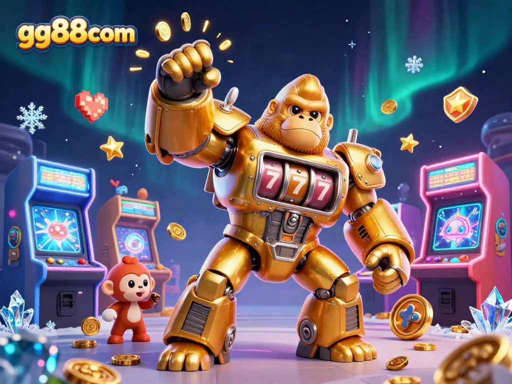 Experience thrilling gameplay at gg88com with an explosion of coins and vibrant arcade elements.