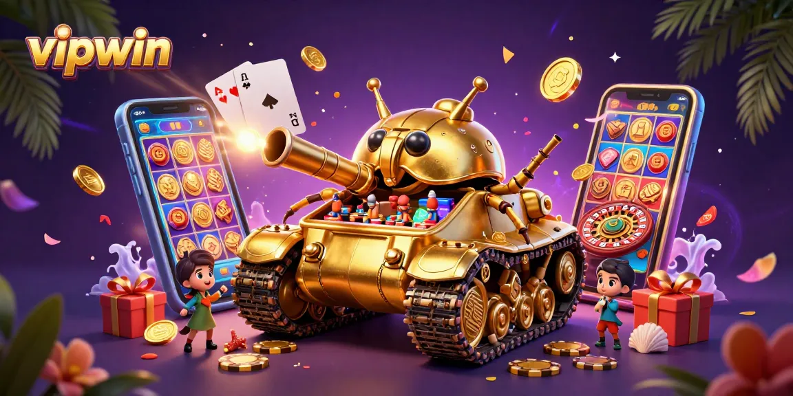 Experience exciting gameplay at vipwin with a vibrant 3D casino scene filled with action.