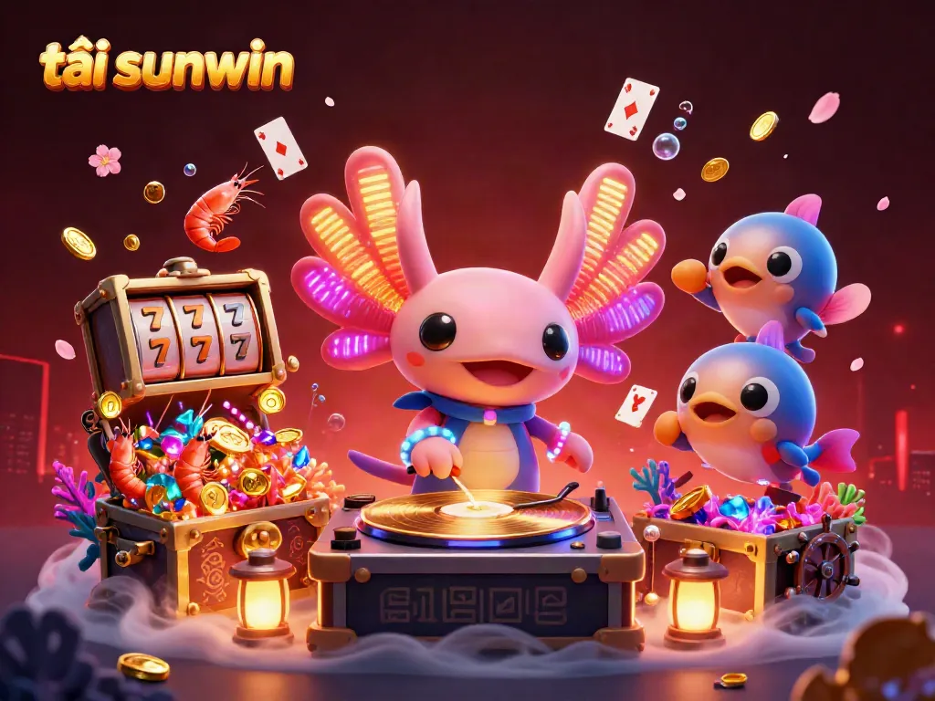 Join the exciting world of online gaming with tải sunwin featuring vibrant characters and casino elements.