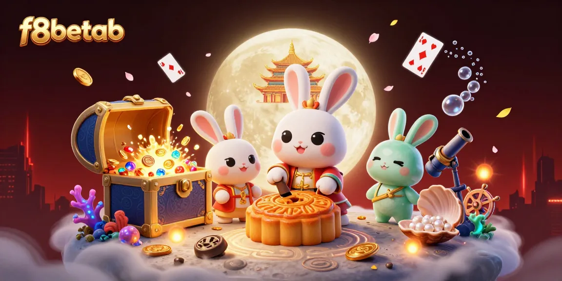 Engage with thrilling gameplay at f8betab featuring vibrant casino elements in a whimsical moon scene.