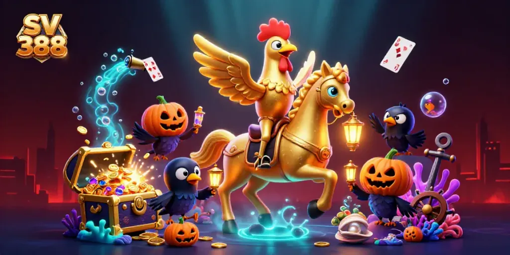 Experience thrilling wagers with SV 388 in a golden rooster casino adventure