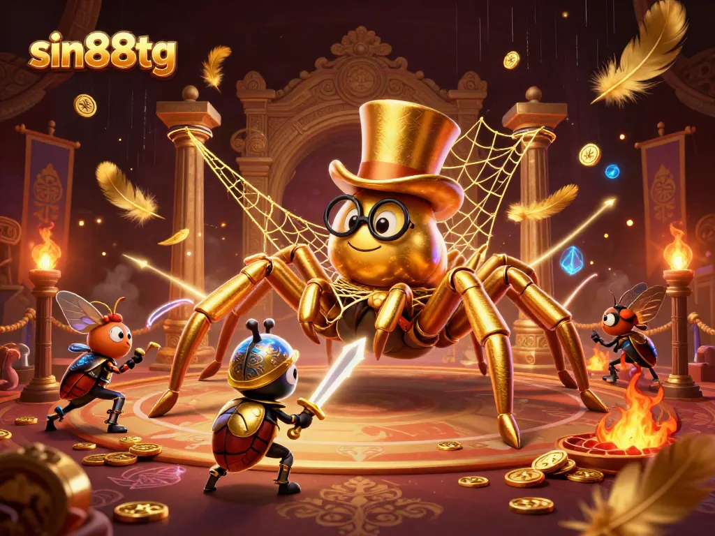 Experience thrilling gameplay at sin88tg with vibrant casino-themed characters and dynamic elements.