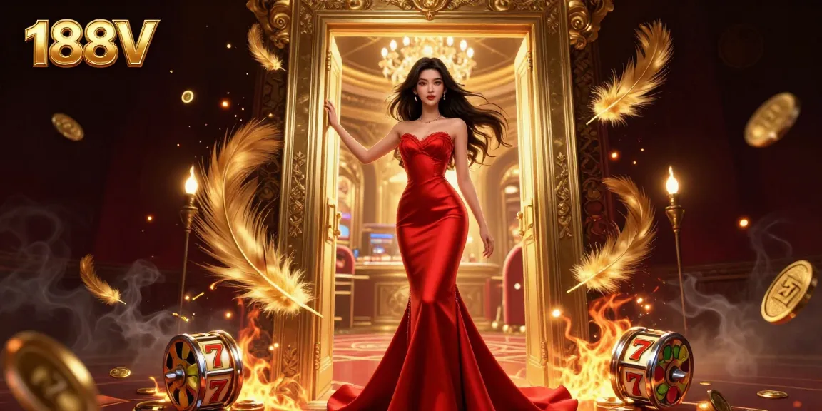 Experience thrilling gameplay at 188V with vibrant slot games and luxurious casino ambiance.