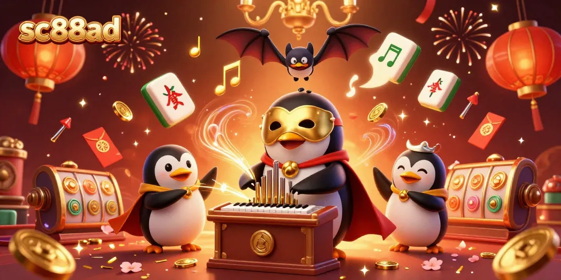 Experience thrilling gameplay at sc88ad with a vibrant 3D casino illustration featuring celebratory elements.