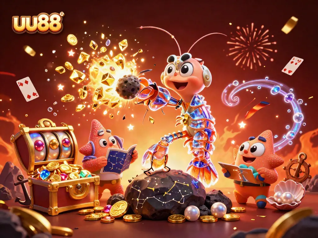 uu88 unleashes thrilling adventures in a vibrant casino-themed underwater realm.