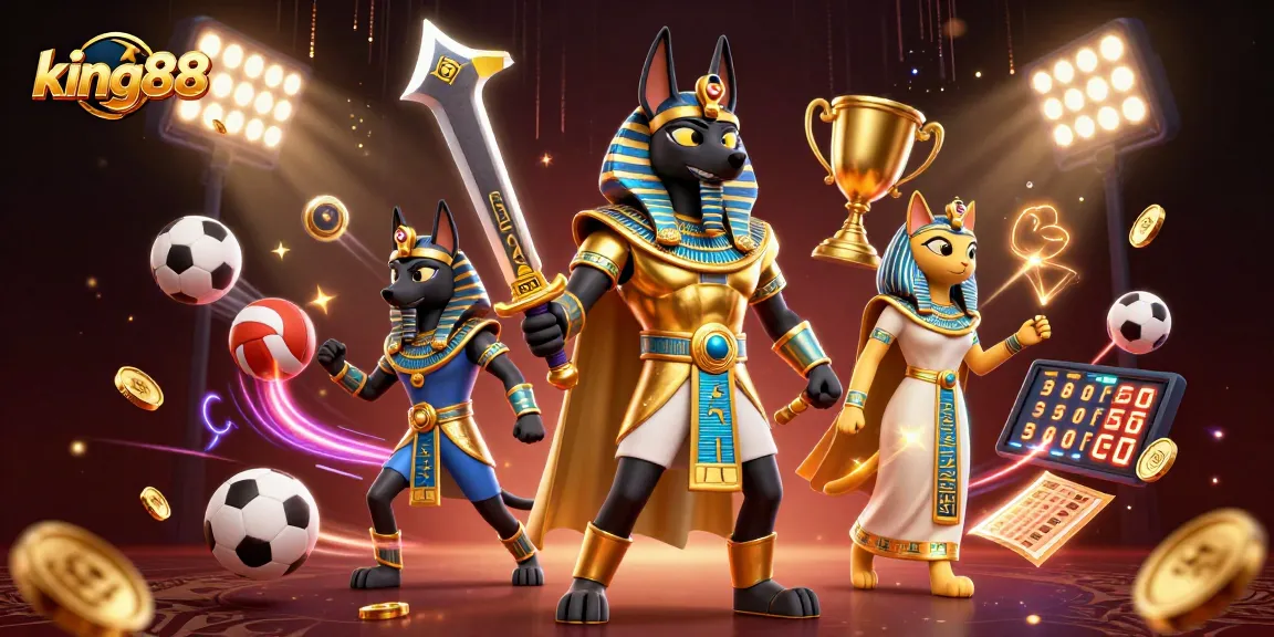 Experience thrilling bets with king88 as Anubis and Bastet energize your gaming adventure.