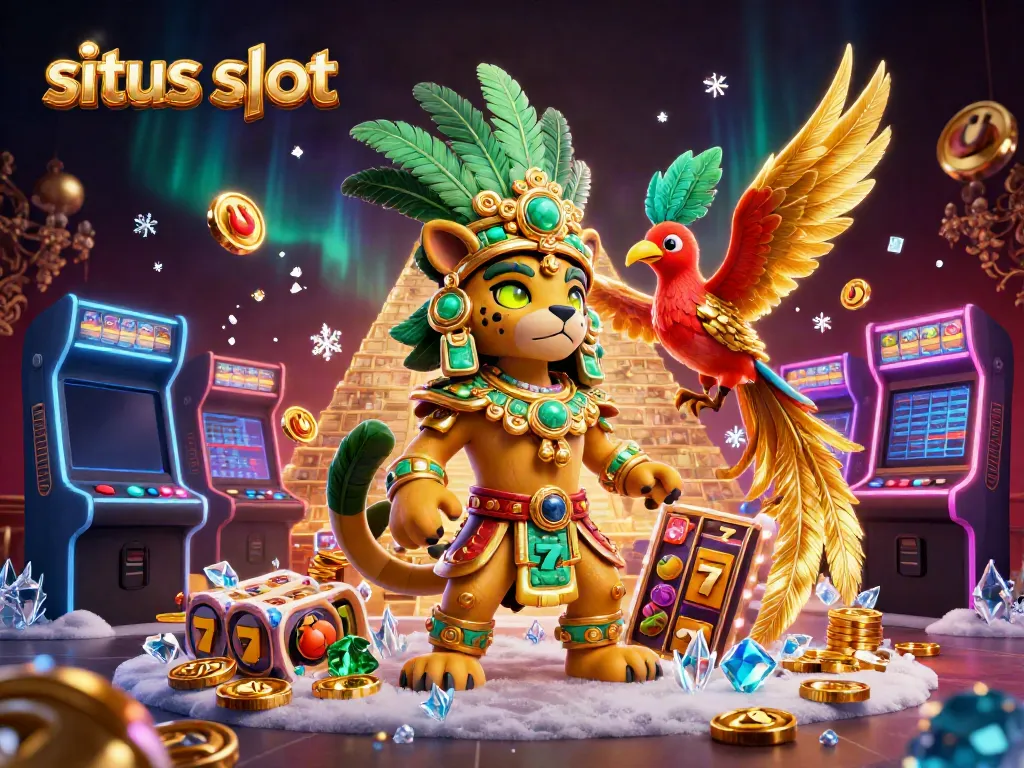 Experience the excitement at situs slot with rich graphics of jackpot slot machines and vibrant characters.