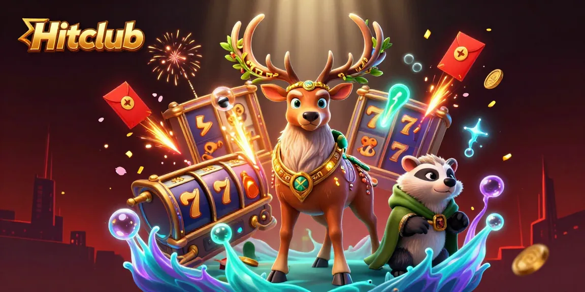 Experience exhilarating gameplay at Hitclub with a vibrant scene of luck and fortune.